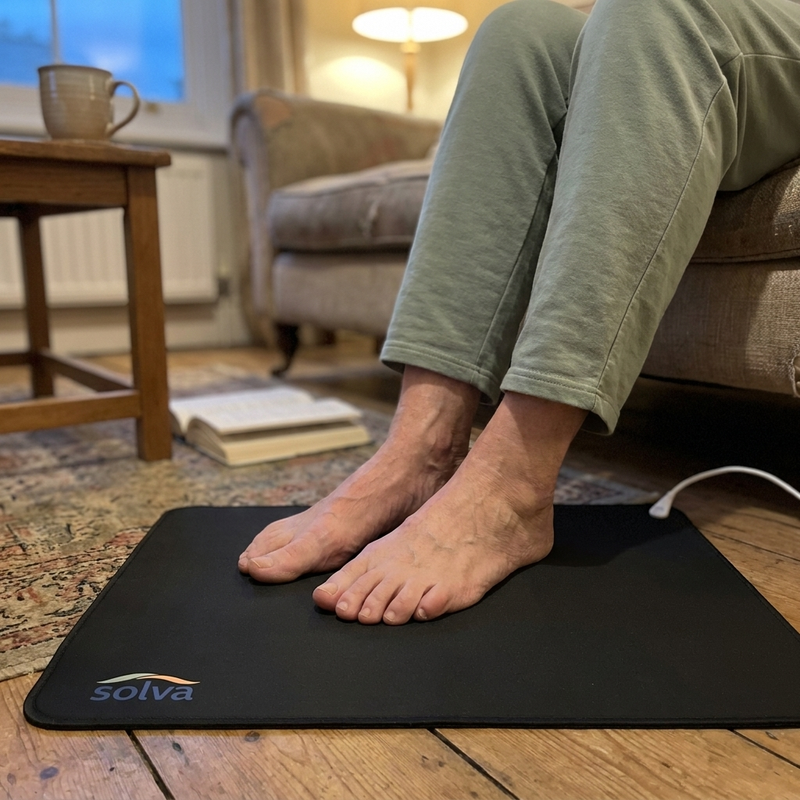 Feet up for 15 minutes
