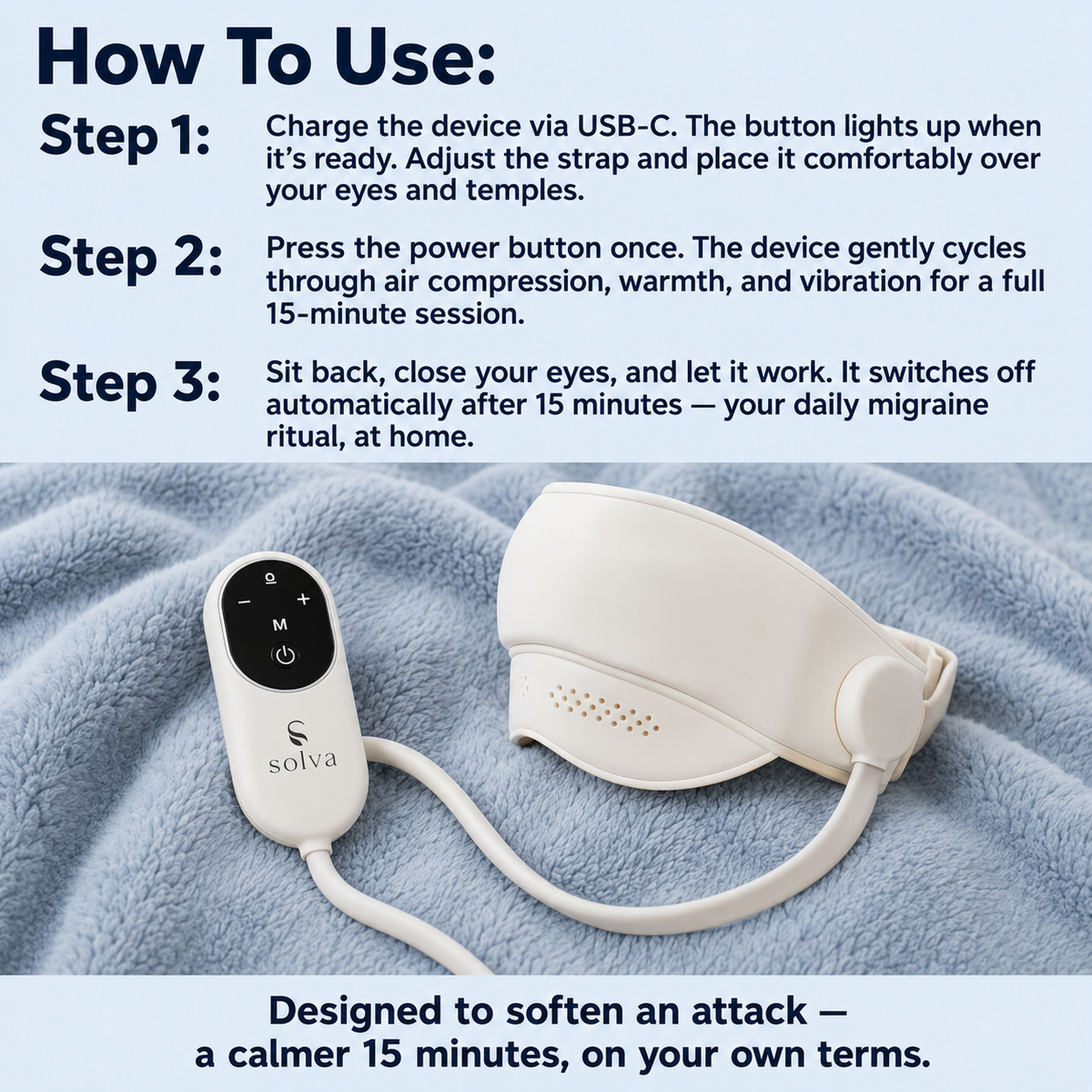 Solva Migraine Relief Device